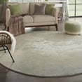 thumbnail image 2 of Nourison Twilight 8' x round Ivory Green Modern Indoor Rug, 2 of 7