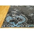thumbnail image 4 of Handcraft Rugs - Blue/Gray/Silver/Black/Abstract Area Rug Modern Contemporary Flower-patterned Design, 4 of 7