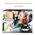 thumbnail image 2 of Car Decoration Airplane Solar Powered Air Purifier Air Freshener Aroma Diffuser Silver, 2 of 9