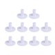 thumbnail image 1 of 10 Pcs Rubber Tee Mat Tees for Indoor Outdoor Practice Driving Range Mats Accessories Supplies (White), 1 of 2