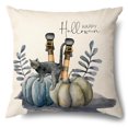 thumbnail image 2 of Set of 4 Halloween pillowcases, cute pumpkin pillowcases (45x45 cm), 2 of 5