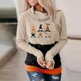 thumbnail image 2 of Sudadera Para Mujer Sudaderas Con Cuello Redondo Moda Casual Festival Impreso Blusa de Manga Larga Sudadera Con Capucha Tops Sweatershirt Odeerbi ODB130189, 2 of 5