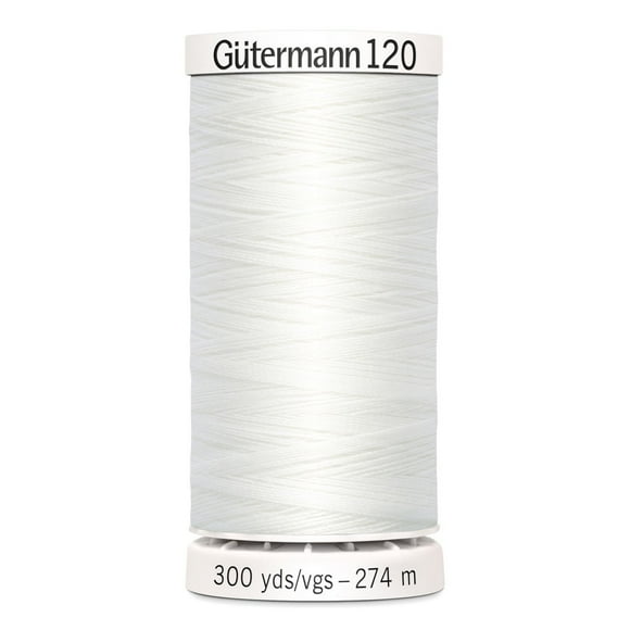 GÜTERMANN 120 Sew‑All All‑Purpose Polyester Thread — 128 m (140 yd) Spool