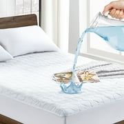 Softan Twin XL Size Mattress Protector Waterproof, Quilted Fitted Mattress Protector Deep Pocket for 6-18 inches Mattress Pad, Breathable Soft Fitted Mattress Cover (39x80 inches, White)