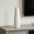 thumbnail image 5 of Modern 12-Inch Tall White Ceramic Vase for Pampas Grass, Floral Arrangements, and Elegant Home Decor, 5 of 9