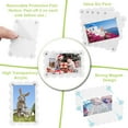 thumbnail image 4 of 6Pcs Transparent Acrylic Fridge Magnetic Picture Frame Scalloped Magnetic Photo Holders for Refrigerator, Locker, Photo Board, Art Display, Sign Holder (2.36 x 3.54in), 4 of 7