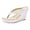 White, variant on Elevated Bohemian Women's Sandals With High Heels And Toe Separated Thong Flip Flops For Stylish Summer Wear
