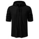 thumbnail image 1 of pstuiky camisas de manga larga para hombre, Cárdigan informal con capucha y mangas largas para hombre camisetas de hombre m, 1 of 9