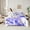 Purple, variant on Castle Fairy Marble Watercolor 7-Piece Bedding Comforter Set for Teens Women Men,Abstract Marbling King Bedding Sets,Stone Pattern Ultra Soft Bed Sheets,Lightweight Room Decor