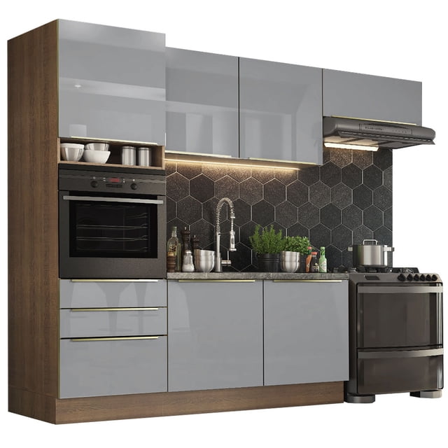 Cocina Integral Completa Modular Madesa Lux 260cm MG 03 Madesa