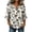 #0388-Multicolor, variant on Favoffer Women's Linen Button Down Shirts Floral Graphic Short Sleeve V Neck Loose Fit Casual Summer Blouses for Office Work Weekend Outdoor