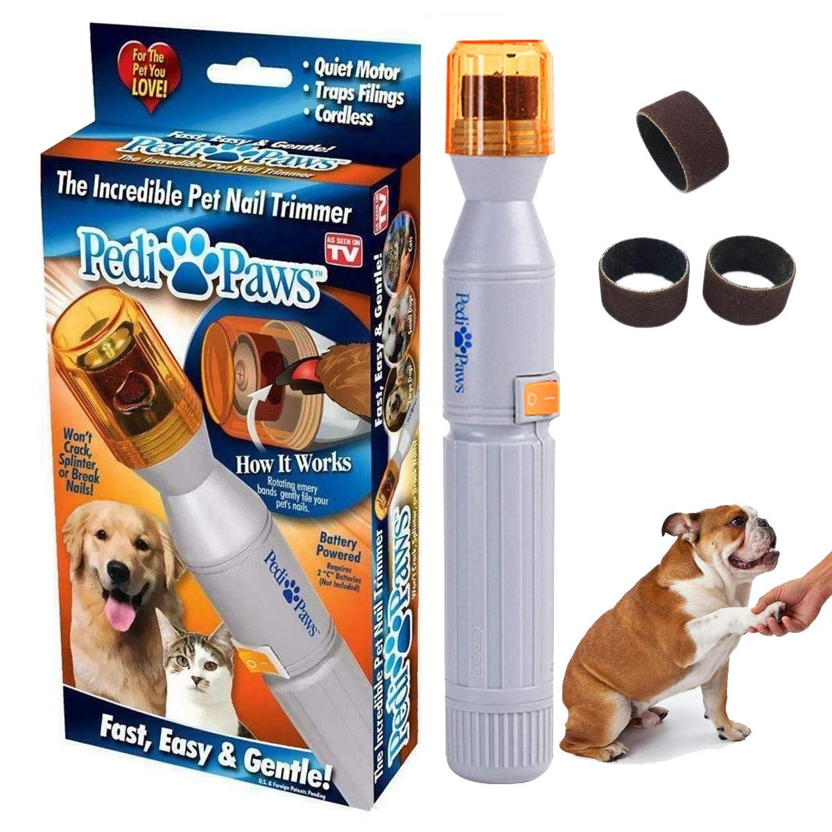 Dog Nail Grinder, Upgraded Version Professional Electric Pet Nail ...