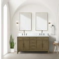 thumbnail image 5 of Harbor 60 in W x 22 in D Grey Oak Double Bath Vanity and Carrara Marble Top, 5 of 5