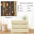 thumbnail image 3 of Patterns in African Art Kitchen Cloth Dish Towels for Drying Washing Absorbent Dish Rags 6 Pack, 3 of 9