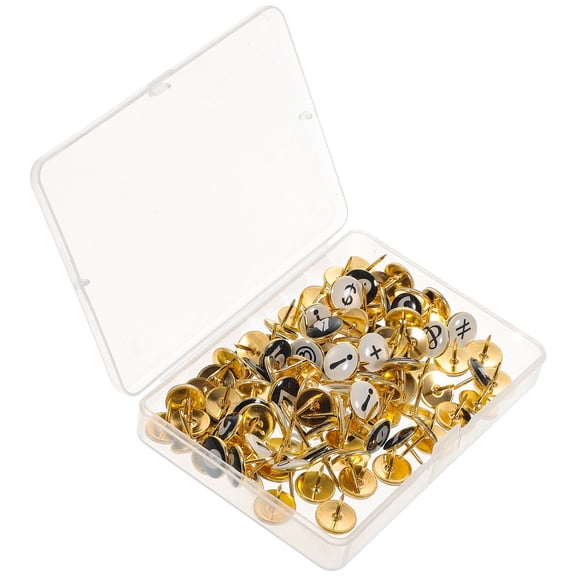 WHAMVOX  104 Pcs Thumb Tacks Decorative DIY Thumbtack Multi-function