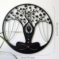 thumbnail image 4 of MKLZ Yoga meditation Metal Wall Art, Home Decor for Living Room, Bedroom, 4 of 5