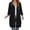A-Black415, variant on Women's Full Zip Hooded Long Cardigans Relaxed Fit Dual Pocket Duster Coat Soft Casual Everyday Outerwear
