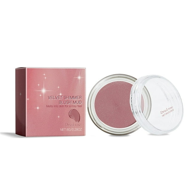 Aursykel Velvet Fine Blush and Setting Powder Sweatproof Longlasting Makeup for Any Occasion Versatile Blurring Compact Suitable for All Skin Types Travel Friendly 8g
