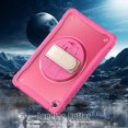 thumbnail image 7 of Dteck Case for Samsung Galaxy Tab S11 Case 11 Inch 2025, Heavy Duty Rugged Drop Protection Impact Resistant Shockproof Cover with Rotating Stand, Hand/Shoulder Strap,Rose, 7 of 7