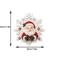 thumbnail image 2 of Christmas Diamond Art Kits for Adults,Acrylic Snowflake Suncatcher DIY Pearl Diamond Painting Hanging Ornament(11.8 Inch), 2 of 3