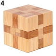 thumbnail image 2 of SPRING PARK Wooden Kongming Lock Brain Teaser Puzzle Children Adults Educational Game Toy, 2 of 6