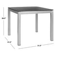 thumbnail image 2 of Safavieh Onika Square Outdoor Dining Table, 2 of 5