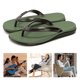 thumbnail image 1 of Sandalias Playa PVC Sport Thong Flip Men para Interior/exterior (42) Verde, 1 of 9