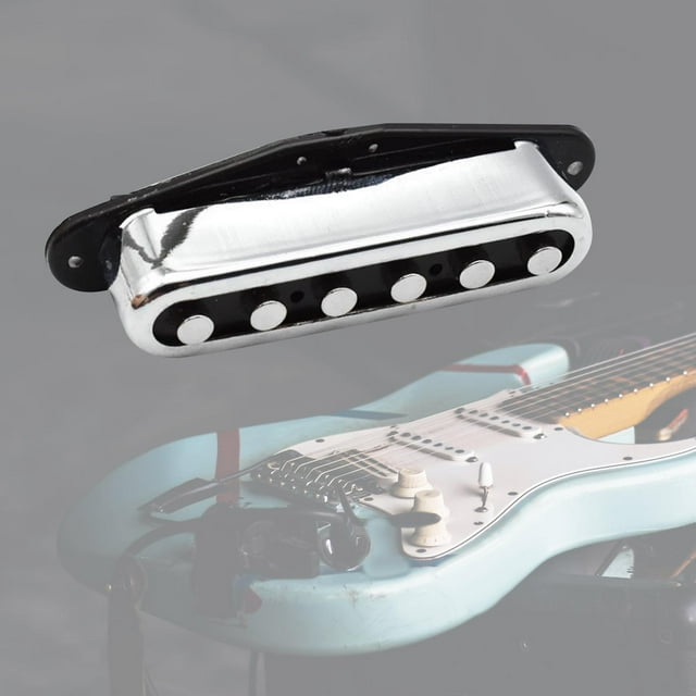 Pastilla de guitarra eléctrica perfecl Bobina única de Metal Posición media