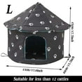 thumbnail image 5 of Antqov Dog House, Washable Outdoor Cat Dog House Foldable Warm Cave for Winter Indoor House Sunscreen Dog Nests Supplies, 5 of 6