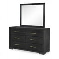 thumbnail image 3 of Legacy Classic Furniture Westwood 6-Drawer Modern Wood Dresser in Black, 3 of 4