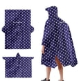 thumbnail image 1 of Umbrella Functional Raincoat With Reflective Stripes Usable As Tent Cushion For Men And Women, 1 of 5