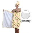thumbnail image 5 of Colevkie 2 Pcs Absorbent Bath Towel Hair Drying Cap Set for Women Adjustable Bath Skirt Shower Cap Popsicles Pattern, 5 of 8