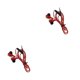 thumbnail image 4 of Sidaley Auricular con cable Auriculares de alta Graves pesados ​​​​Auriculares tipo auricular Auricular de doble bobina móvil, rojo No.01 2piezas, 4 of 5