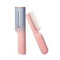 thumbnail image 2 of Cordless Hair Straightener USB Fast Heating Wireless Mini for Home Men Women Pink and Blue, 2 of 7