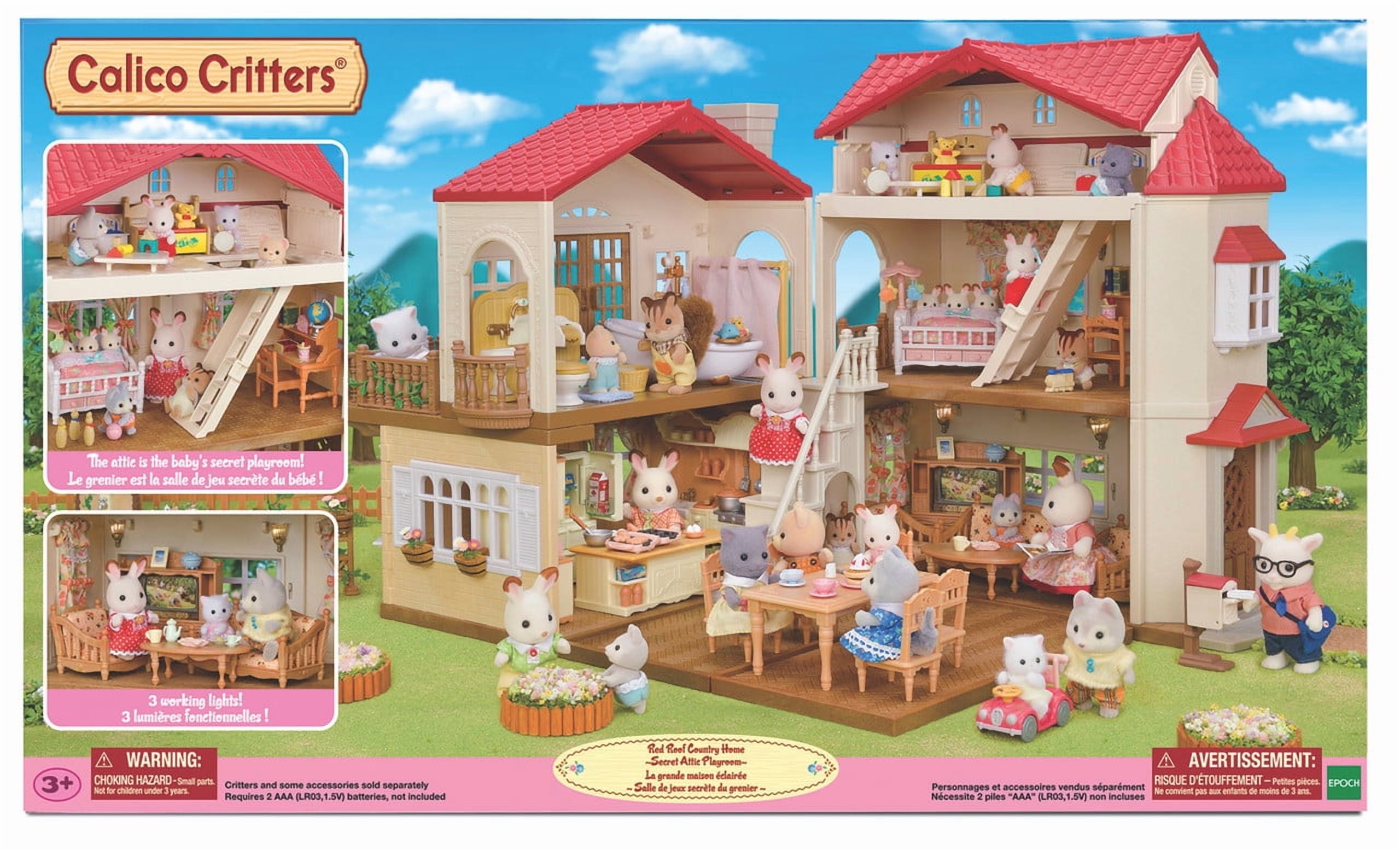 Calico Critters Red Roof Country Home Playset photo 8