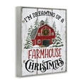 thumbnail image 4 of Stupell Industries Farmhouse Christmas Dreaming Holiday Painting Gray Framed Art Prints Wall Art, 24 x 30, 4 of 10