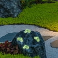 thumbnail image 5 of Luminous Garden Ornaments Set of 3 | Glow in the Dark Outdoor Decor, Weather-Resistant Plastic, Green | Whimsical Landscaping Accents for Patio, Yard, Flower Bed, 5 of 6