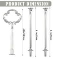 thumbnail image 3 of Cake Stand Hardware Kit Tiered Tray Hardware Fittings For Cake Stand,Plate Tier Hardware,Tiered Tray Hardware Kit,Cake Stand Fittings Hardware Holder For Weding,Party,Cupcake Trays Serving Stand, 3 of 8