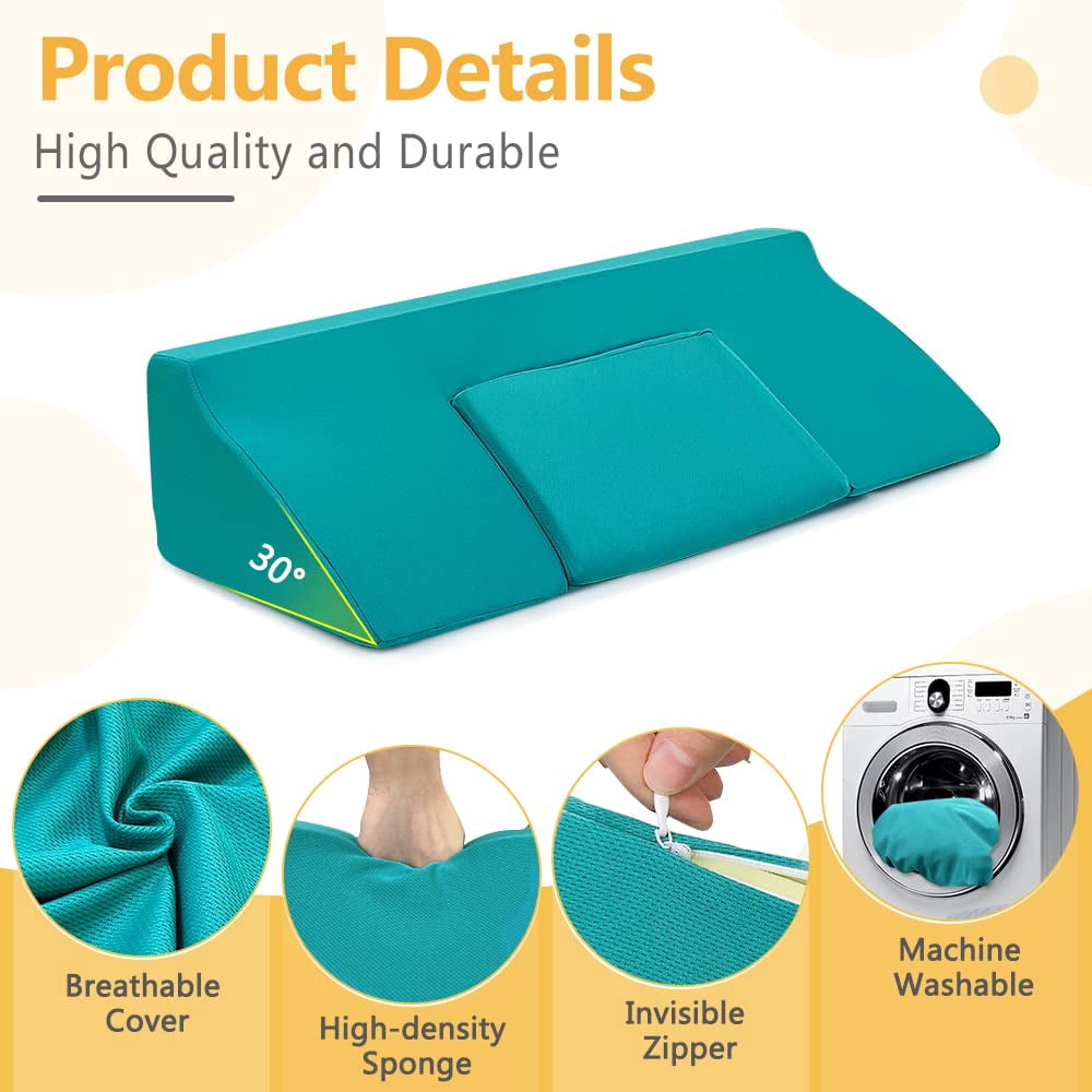 Bed Sore Turning Wedge Pillow for Sleeping Positioning Bed Sores Treatment Pressure Ulcer Cushion Bedridden Patient Elderly Anti Bedsore Turn Over Pad Triangle Medical Nursing After Surgery Wedges