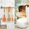 thumbnail image 7 of Yayeee 2 Pack Hand Towels for Bathroom 100% Cotton 16" x 28" Kitchen Towel, Beige Geometric Pattern, 7 of 7