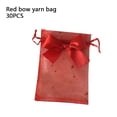 thumbnail image 4 of Cateissary Bolsa de tul de 30 Uds., bolsa con cordón, bolsas de ñame, bolsas de joyería para jabón, cuerda con lazo, red de bolsillo para dulces, Kits de decoración para fiestas rojo 13*18cm Cateissary HA070639-16, 4 of 6