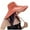 Orange, variant on Fgnfyis Women Wide Brim Soft Reversible Beach Hat Breathable Sun Hat Casual Womens Hats Beige