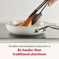 thumbnail image 4 of KitchenAid Hard-Anodized 2 Pcs Ceramic Induction Skillet Set, Dishwasher Safe and Oven Safe to 500°F, Porcelain White, 4 of 12
