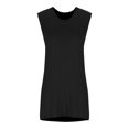 thumbnail image 5 of Women's 2025 Two Piece Lounge Set Sleeveless Split Tank Top Shorts Beach Vacation Casual Summer Matching Outfit, 5 of 7
