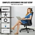 thumbnail image 6 of VEVOR Office Chair Base Replacement, 28", 2500 lbs Static Load Capacity, Heavy Duty Universal Computer Desk Chair Stool Base Part with Reinforced Metal Legs, Desk Chair Base Replacement Parts, Black, 6 of 9