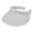 White, variant on Top Headwear Sports Cotton Twill Clip-On Visor 3.5 Inch Wide Brim, Fushia