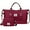 Wine Red, variant on Gynky Travel Duffle Bag Set 2 Pack Weekender Bags for Women with Shoe Compartment Carry On Overnight Gym Duffel Bags with Wet Pocket Hospital Bags for Labor and Delivery