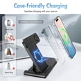 thumbnail image 4 of Wireless Charger,15W Wireless Charging Station Compatible with iPhone 17 16 15 14 13 12 11 8 Pro Max Mini Plus X XR XS Max SE Plus,for iWatch 10 9 8 7 6 5 4 3 2 SE Ultra,for AirPods 4 3 2, 4 of 11