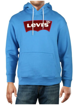 Levi's Denim Pullover Hoodie in Blue for Men
