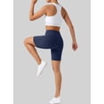 thumbnail image 3 of Rosvigor 2 Pack Plus Size Women’s Biker Shorts 8" High Waisted Yoga Shorts with Pockets No Front Seam Workout Running Gym Athletic Shorts, 3 of 8